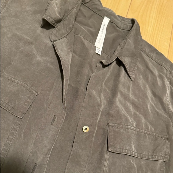 The Group Babaton Light Green Button Up - Picture 5 of 5